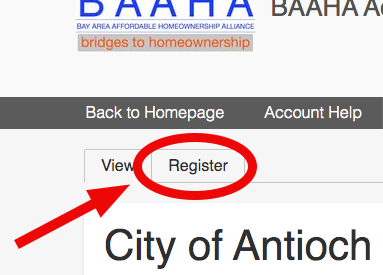 Register Tab